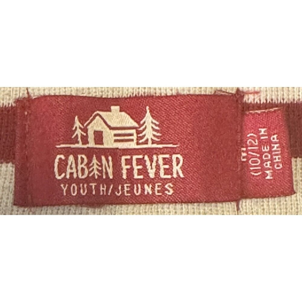 Cabin Fever Youth Jogger Sweat Pants Casual Drawstring Pockets Gray Size 10/12 - Picture 7 of 9